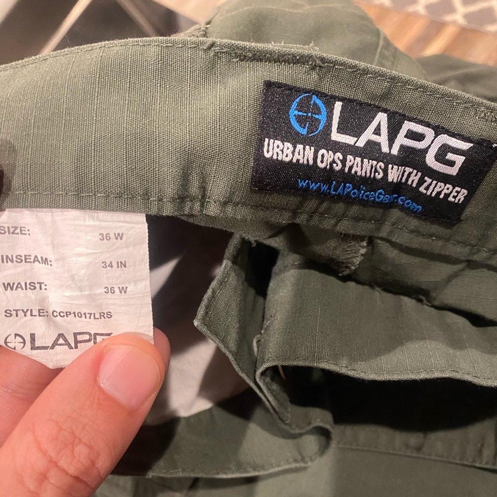 Lot of OD (olive drab) tactical pants